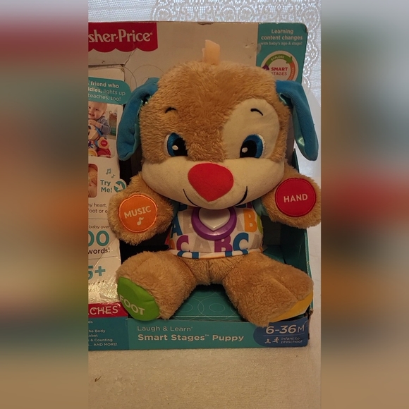 NIB Fisher Price laugh & learn smart stages puppy plush. 🐶 - Picture 3 of 6